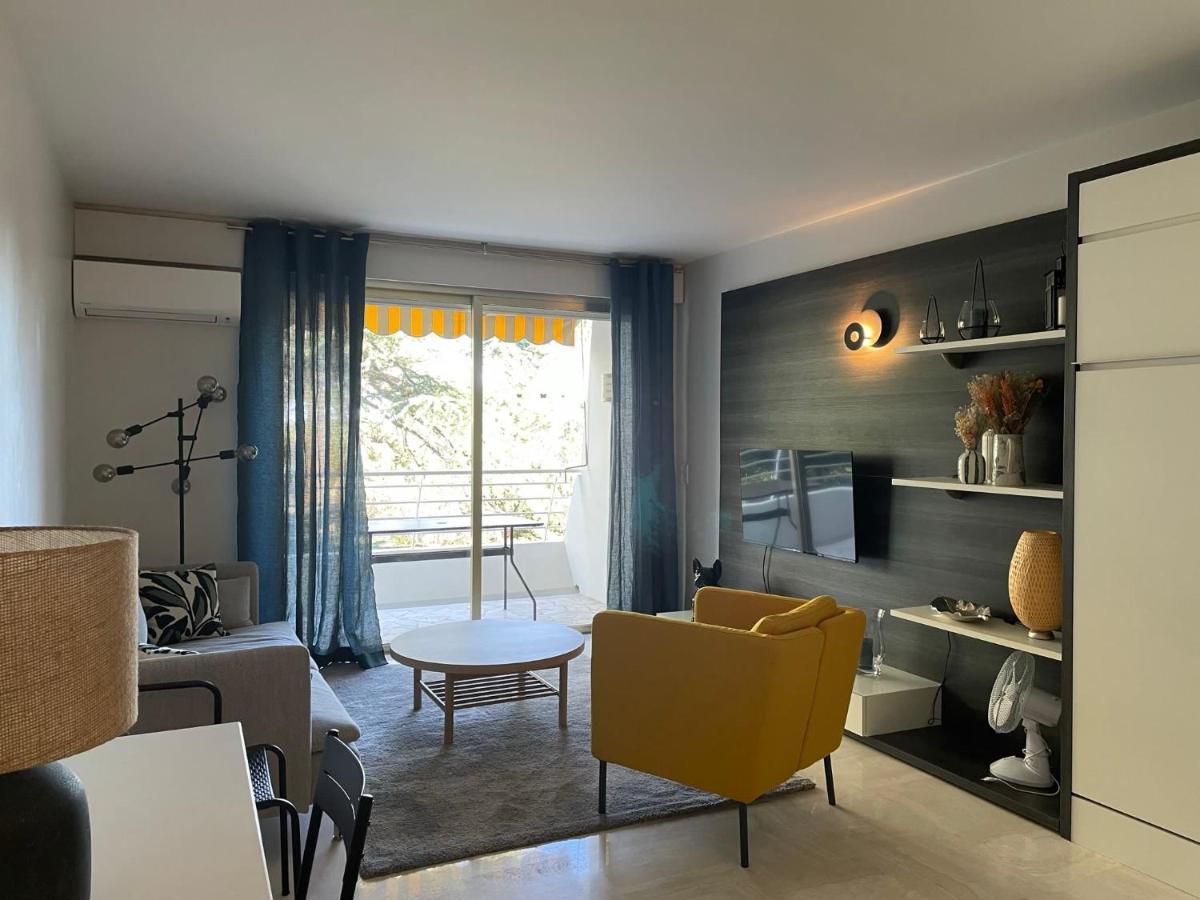 C012-Appartement Confortable Avec Piscine, Tennis Et Grand Parc Cannes Eksteriør bilde