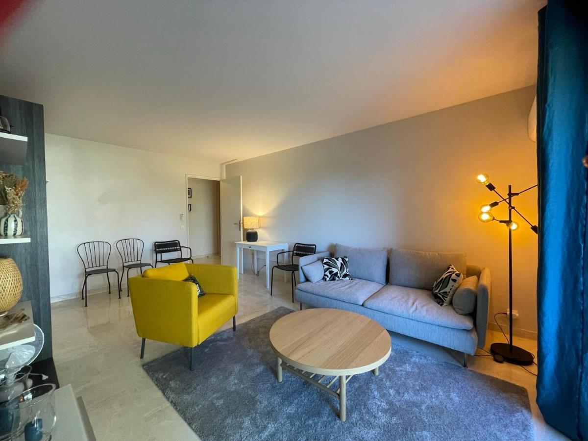 C012-Appartement Confortable Avec Piscine, Tennis Et Grand Parc Cannes Eksteriør bilde